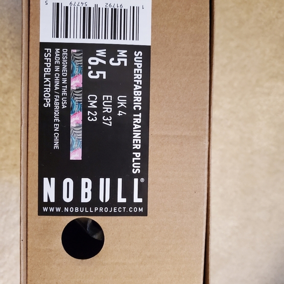 NOBULL Tropical  Midnight Trainer+ Size 6.5 - Picture 4 of 4